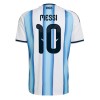 Argentina Lionel Messi #10 Hjemmedrakt VM 2026 Kortermet